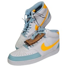 Nuevo con etiquetas Nike Court Vision Mid Next Nature "White Ocean Bliss" (FJ3998-100)