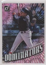 2019 Panini Donruss Dominators Pink Firework Jose Ramirez #D8 0r81