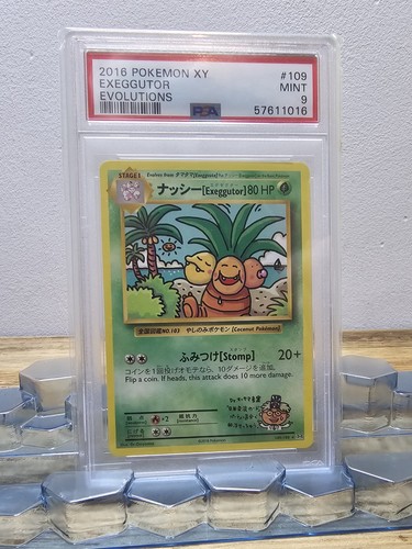 Exeggutor PSA 9 Mint XY Evolutions 109/108 Secret Rare Graded Pokemon Card