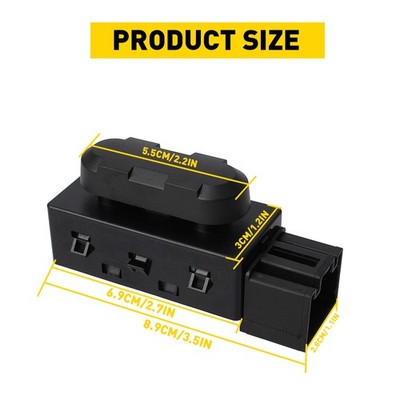Interruptor De Asiento Eléctrico De 6 Vías Para Ford F-150, F-250, Mustang (2005-2016) – 8 Terminales