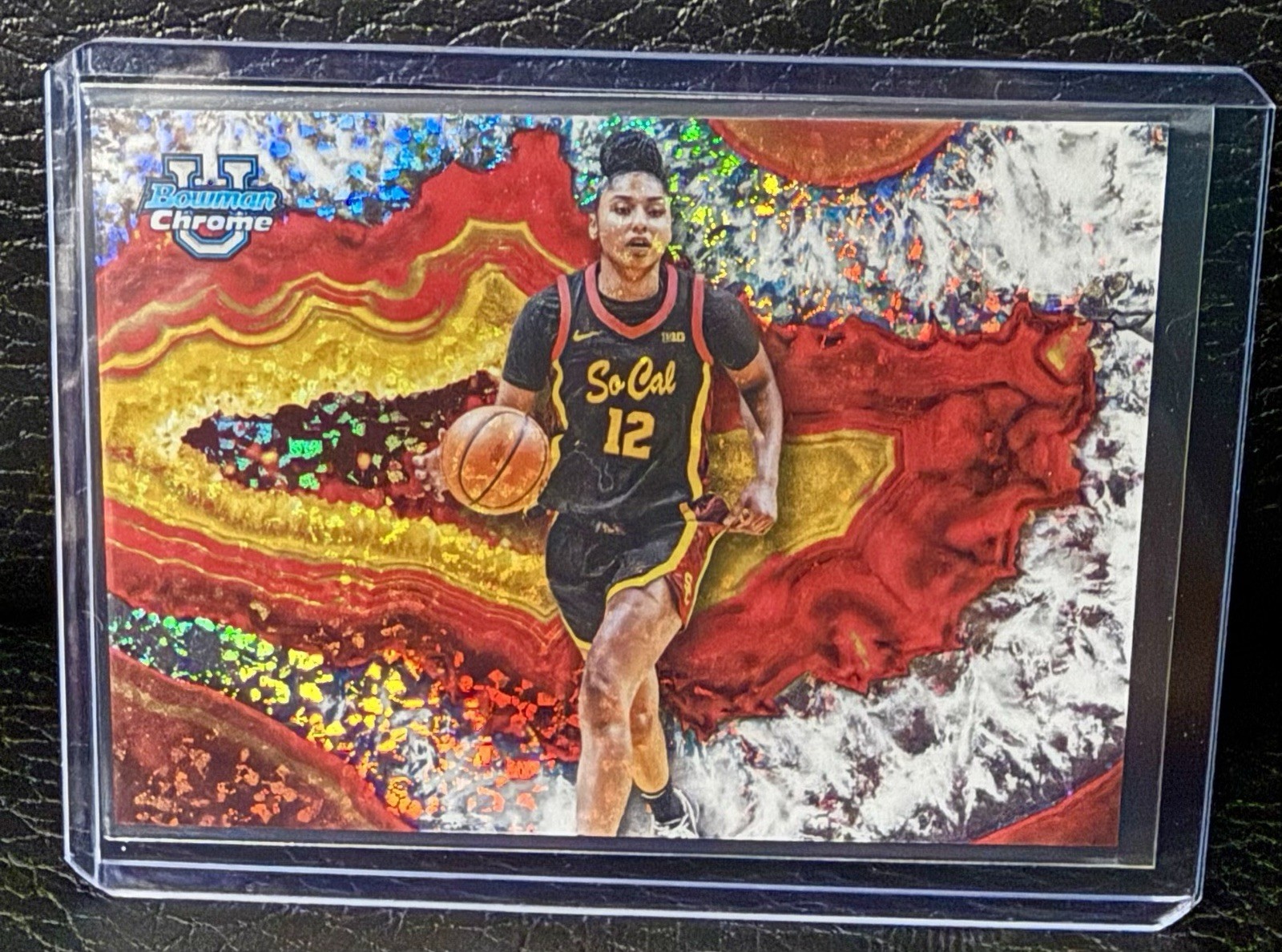 2025-2026 Bowman Basketball Juju Watkins Crystalized Case Hit SSP USC Trojans