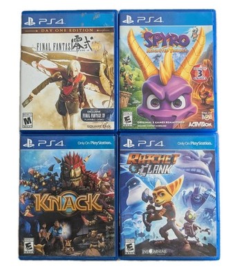 PS4 Bundle: Knack, Spyro Reignited Trilogy & Ratchet, Clank & Final Fantasy 0 HD