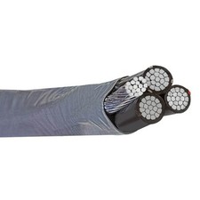 Aluminum SER Service Entrance Wire, 6‑6‑6‑6, 25 Feet