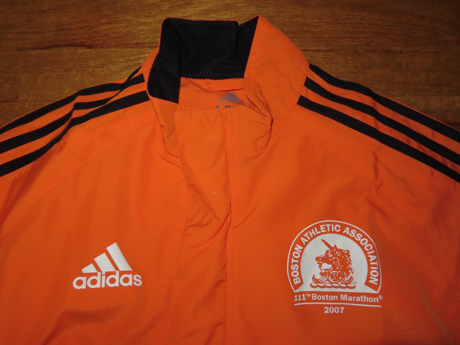 April 2007 Adidas 111th B.A.A. BOSTON MARATHON 26.2 (MED) Running Jacket w/ Tags
