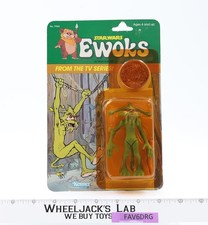 Dulok Scout W Coin Star Wars Ewoks 1985 Kenner Action Figure NEW MOSC SEALED
