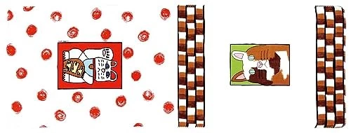 YamamotoJin Gauze Tenugui Calico & Maneki Neko Cat Lovers 32×89cm Japan - Image 2 of 2