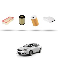 Hoffcar Wartungskit - 4 Filter FüR VW Jetta III (1K2) 1.6 TDI 77KW Ab 2009