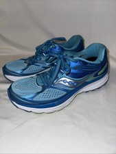 Saucony S10350-1 Guide 10 Everun Blue Aqua Silver Womens Running Shoes Size 7