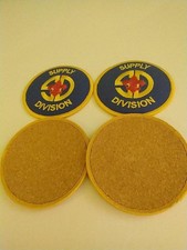 BSA, Four (4) Supply Division Coaster with Cork Backing