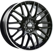 4x Alufelgen CMS C25 Diamond Rim Black 7x17 ET38 LK4 100 17 Zoll Felgen Alu