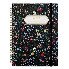 2026 Planner, Monthly and Weekly Calendar 2026, Jan.2026-Dec.2026, 8.5'' Black