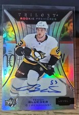 2019 Trilogy Premieres Level 1 Silver Foil /399 Teddy Blueger #73 Rookie Auto RC