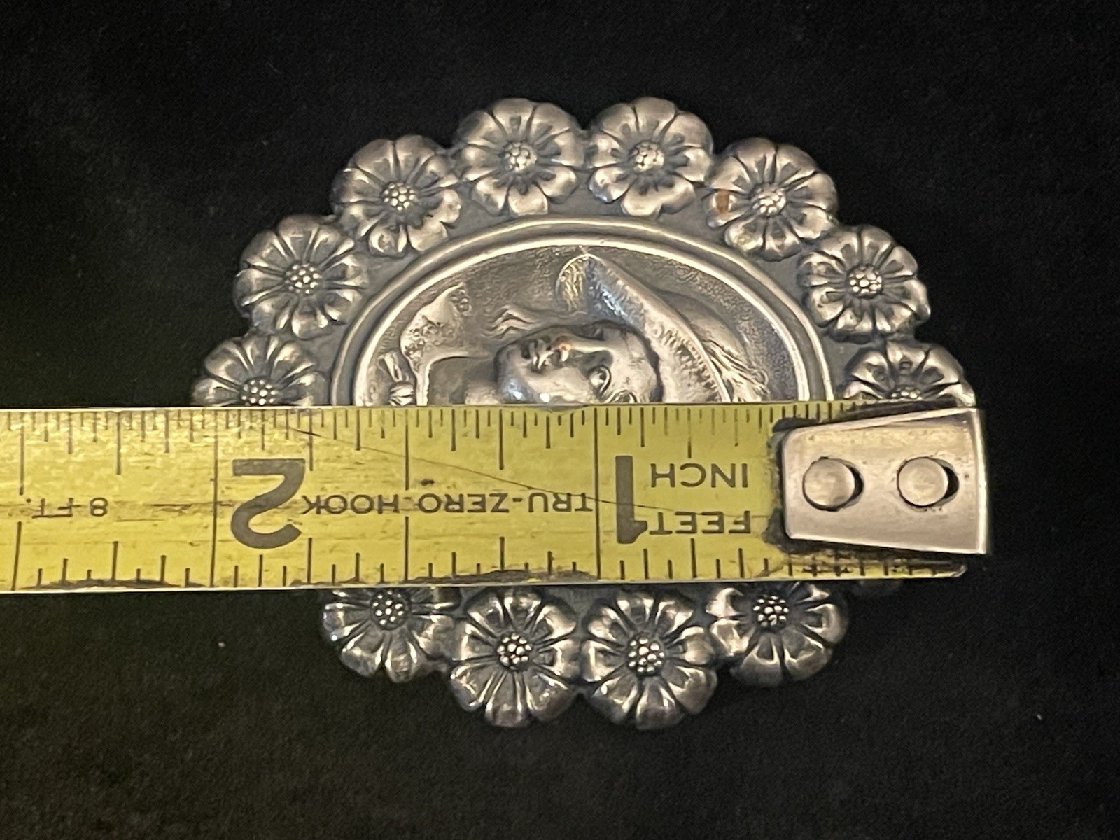 ANTIQUE VICTORIAN Unsigned SOLID BRASS BROOCH PIN… - image 12