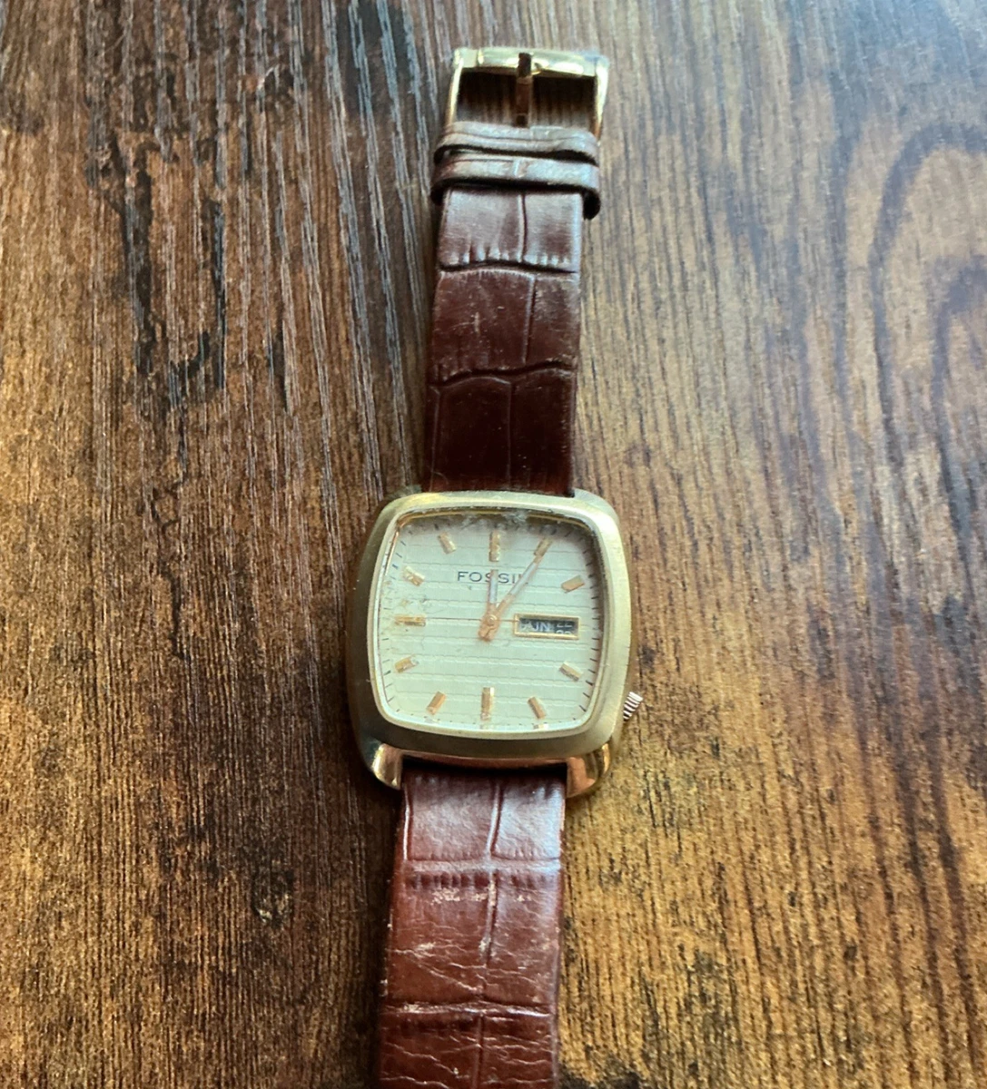 Fossil Davis Cup 2004 JR-8444 New Battery Mens Watch 41MM 7.5\