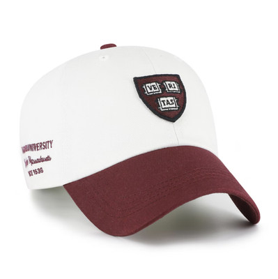 Harvard Crimson '47 Contemporary Basics Two Tone Clean Up Adjustable Hat