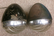 1936 Ford Headlight Assemblies Original Pair Car Patina Hot Rod Coupe Sedan