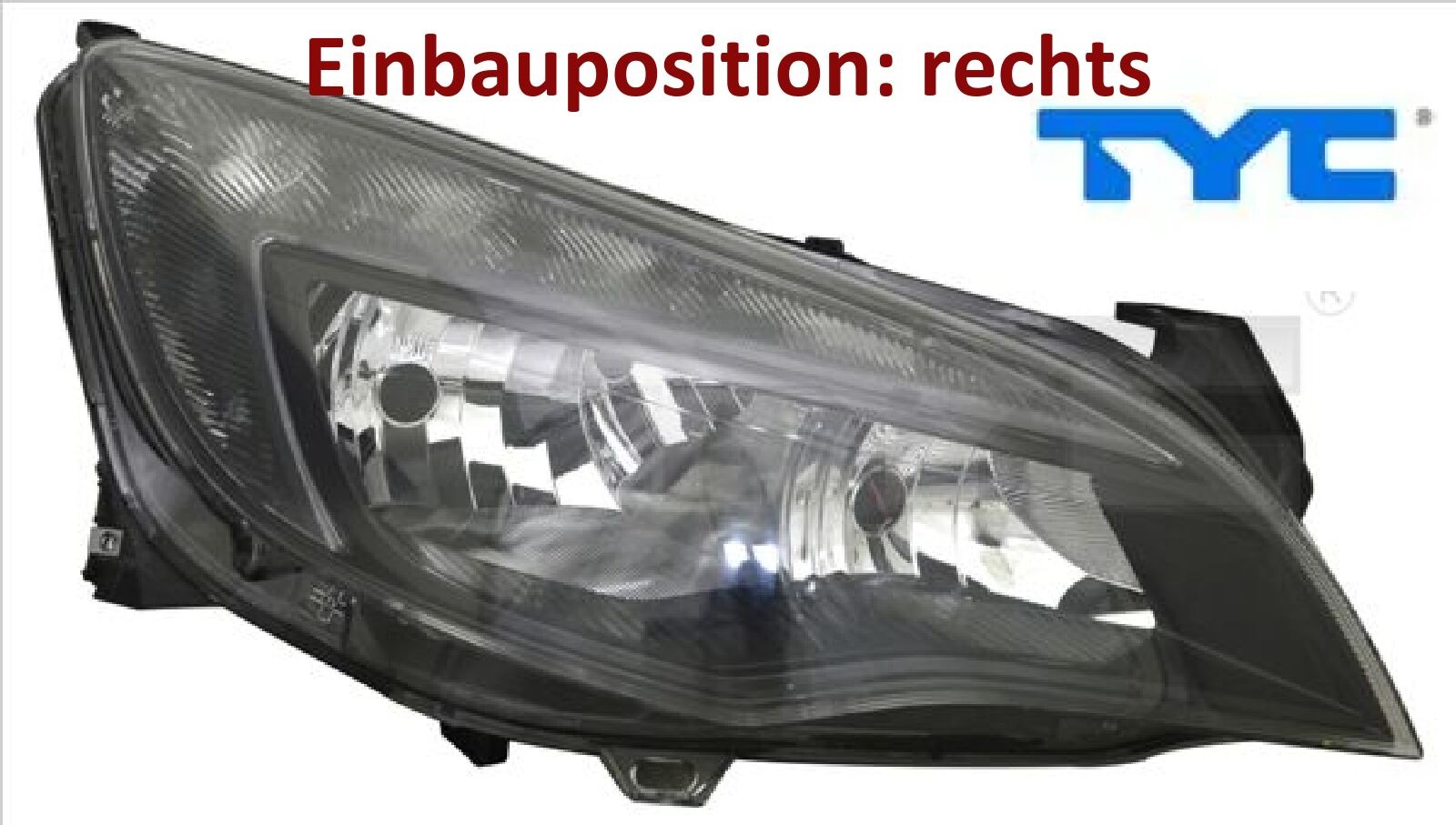 TYC 20-15601-06-2 Scheinwerfer Rechts für ASTRA J 09.12-04.18 OPEL - Bild 3