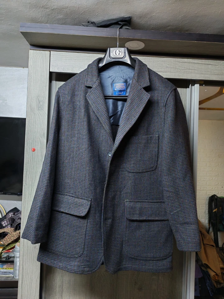 Vintage Pendleton pure wool tweed classic USA made hunting jacket blazer 44R - Image 2 of 4