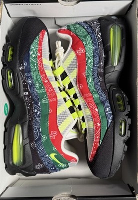 NEW Nike Air Max 95 OG Big Bubble Paisley Bandana IQ0620-100 Men's