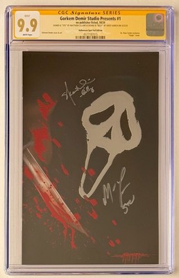 GORKEM DEMIR SKETCHBOOK   CGC SS 9.9   SIGNED LILLARD & ULRICH   SCREAM   LTD 33