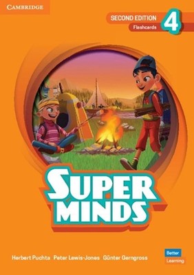 Super Minds Level 4 Flashcards British English by Herbert Puchta Cards Book