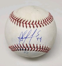 Antonio Senzatela Signed Autographed Game Used Major League Baseball ROCKIES 