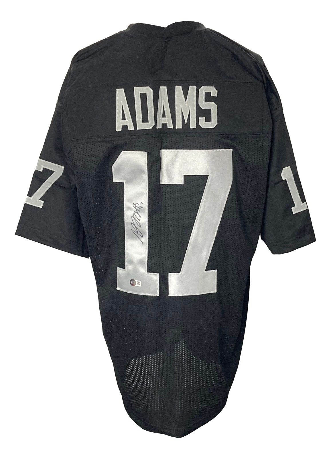Davante Adams Autographed Signed Las Vegas Raiders Oakland Black Football Jersey BAS ITP 