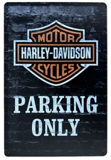 Harley Davidson Tin Sign Panhead Knucklehead Fatboy Sportster Twin Bobber PD0043
