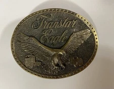 The Great American Buckle Company Chicago Transtar Eagle Belt Buckle Trucker