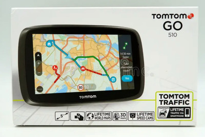 TomTom Sat Nav Go 510 GPS 5'' Free Lifetime UK & Worldwide Maps & Speed Camera