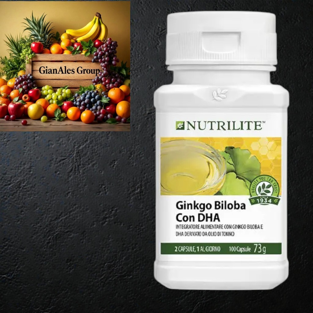 Offerta Nutrilite Ginkgo Biloba + DHA 100 Capsule - Salute Cerebrale