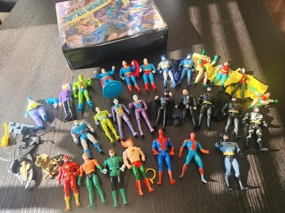 Vintage DC Super Powers Kenner Action Figure Lot 1980s Batman Superman Joker...