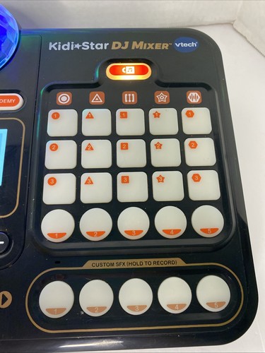 Kidi Star DJ Mixer Giradischi Bambini Musica Educazione Giocattolo Hip Hop Vtech FUNZIONA - Foto 2 di 7