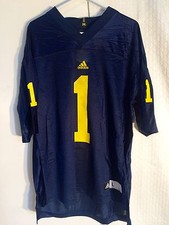 Adidas NCAA Jersey Michigan Wolverines 1 Navy sz M