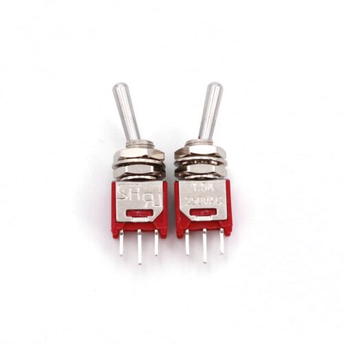 10Pcs Salecom TS-4 ON-ON 3-Pin SPDT 5mm Sub-Miniature Toggle Switch - Picture 2 of 7
