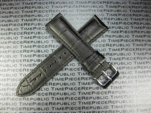 Cinturino orologio nuovo 22mm grana pelle nero vintage G rosso per LONGINES - Foto 9 di 32