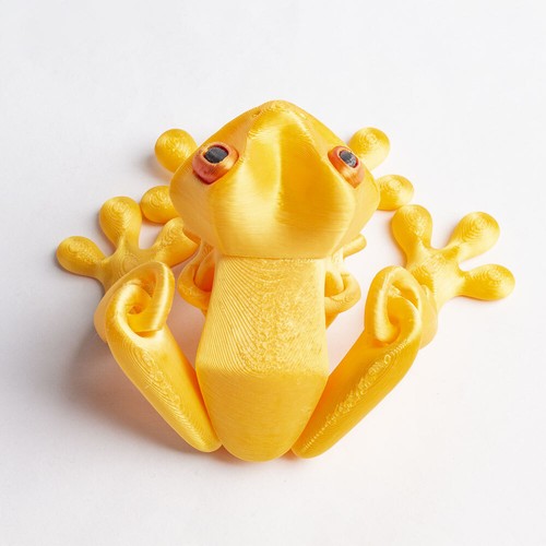 Lindas Mini Ranas Impresas en 3D con Pies Magnéticos, Rana Articulada Impresa en 3D - Imagen 10 de 19