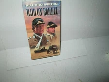 RAID ON ROMMEL rare vhs WWII Era Battle Tobruk RICHARD BURTON 1971 