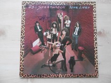 Kevin Cronin "Reo Speedwagon" Autogramm signed LP-Cover "Nine Lives" Vinyl