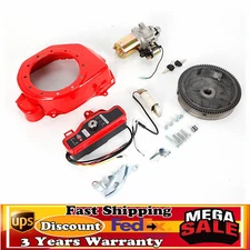 Electric Start Kit Starter Flywheel Switch For Honda GX160 GX200 6.5HP Engine
