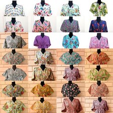 Indian Women's Sleepwear,Nightwear, Beachwear Night Dressing Maxi Gown Caftan US