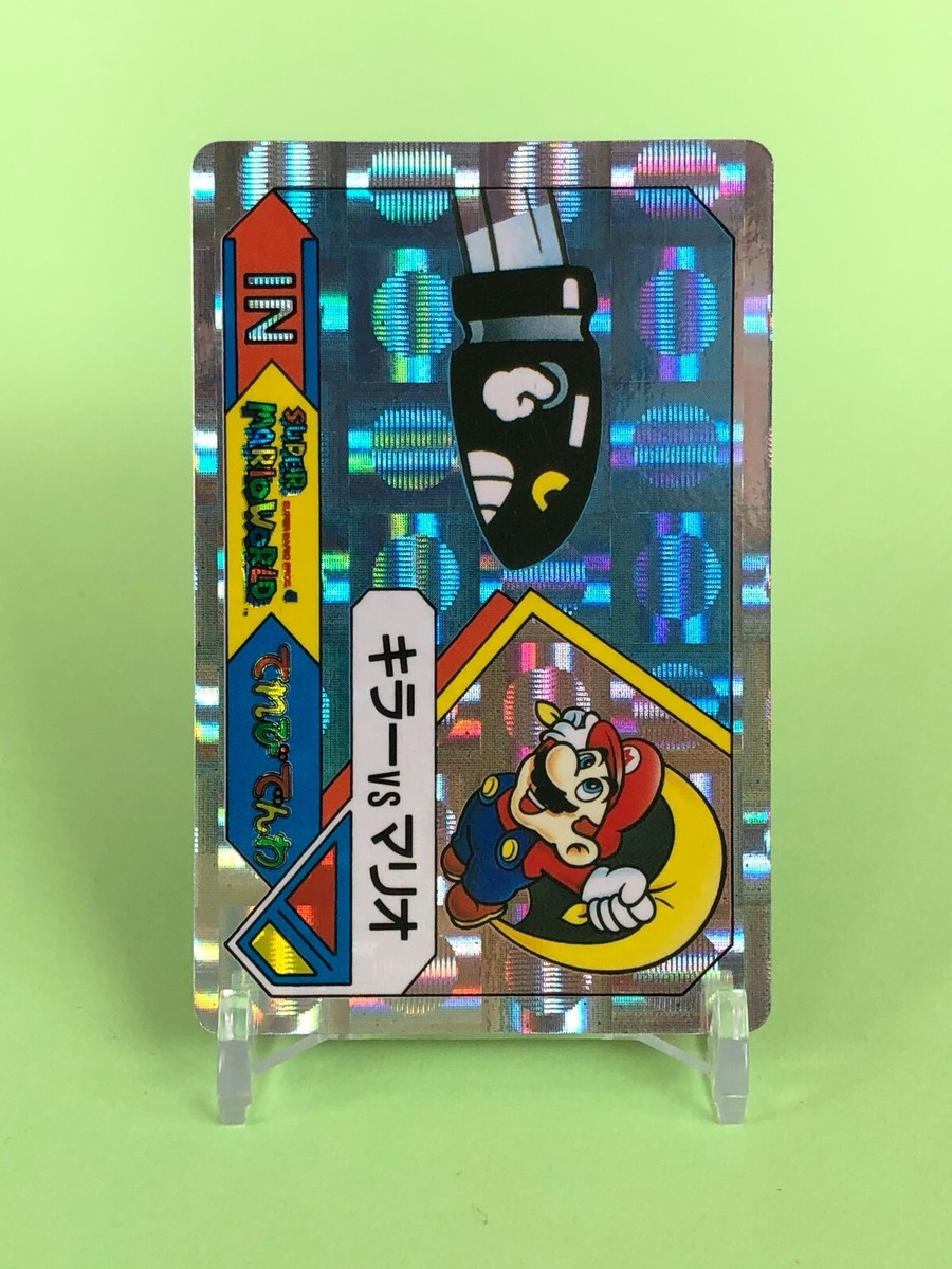 マリオワールド バンプレスト 12 キラ Banpresto killer vs Mario Super Mario World Card Holo Foil BANPRESTO