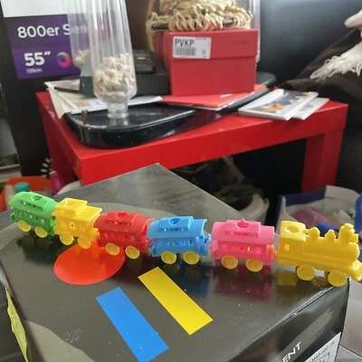Porte bougies train (6 bougies d’anniversaire ) - Photo 1/2