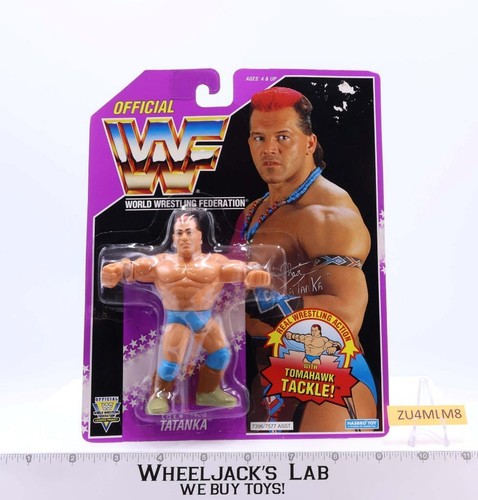Tatanka WWF Wrestling 1993 Hasbro Action Figure NE...