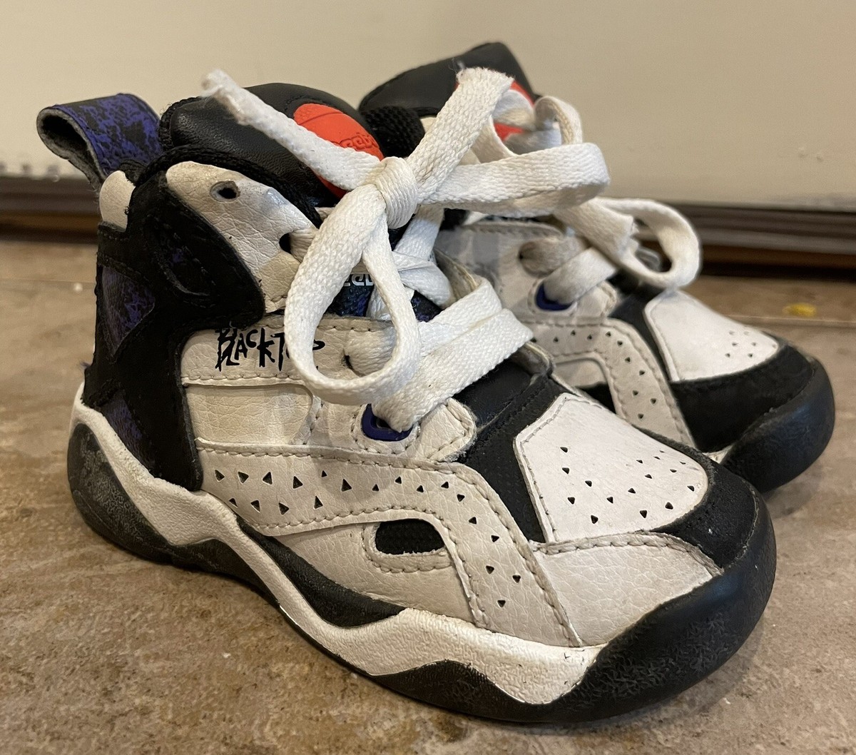 Retro Reebok Blacktop Battlegrounds Pump Sneakers Baby Size 5 | eBay
