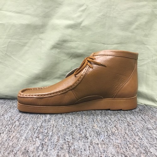 New Men’s Liberty Hamara Joe HJ-101 Caramel Leather Booties Size 12 - Picture 2 of 6