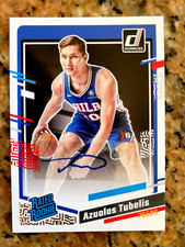 2023-24 Panini Donruss Signatures Azuolas Tubelis #259 Rookie Auto RC 76ERS