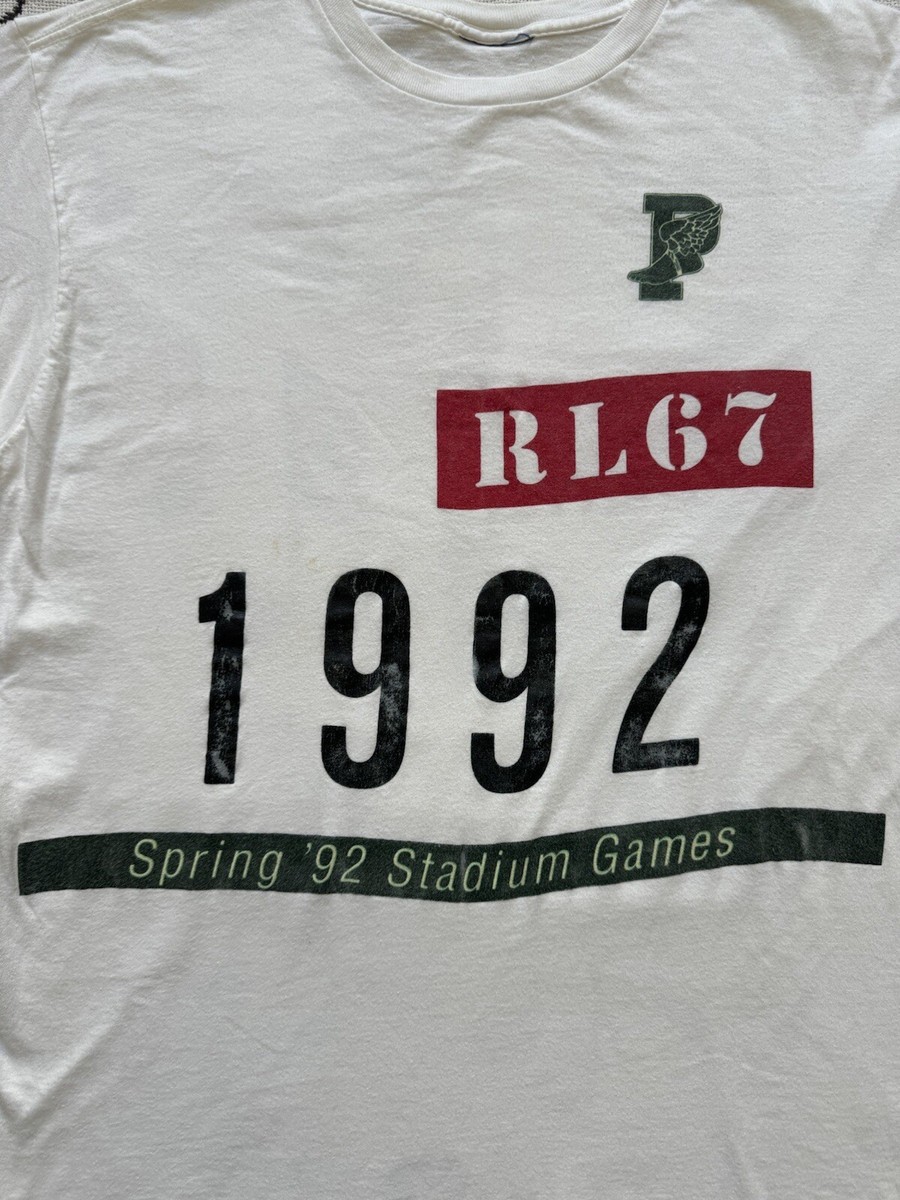 Vintage 90s Polo Ralph Lauren Spring 92 Stadium P Wing Shirt Vintage 90s Polo Ralph Lauren Spring 92 Stadium P Wing Shirt