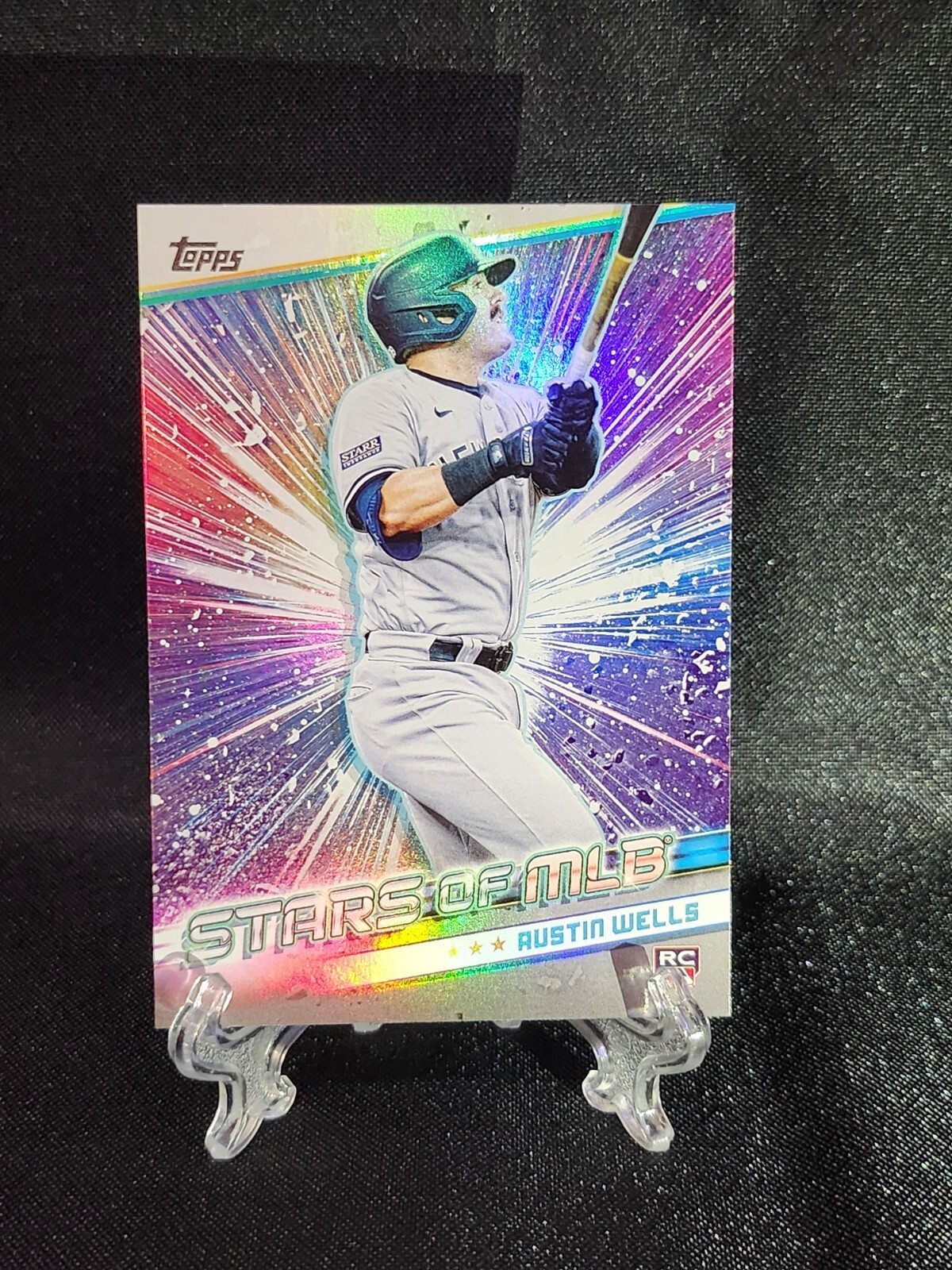 2024 Topps Update Chrome Stars of MLB #CSMLB-77 Topps Austin Wells RC Yankees