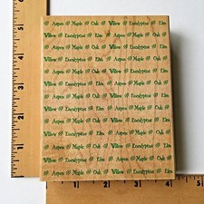 Hero Arts Rubber Stamp - Words background Leaf - S1236 - NEW